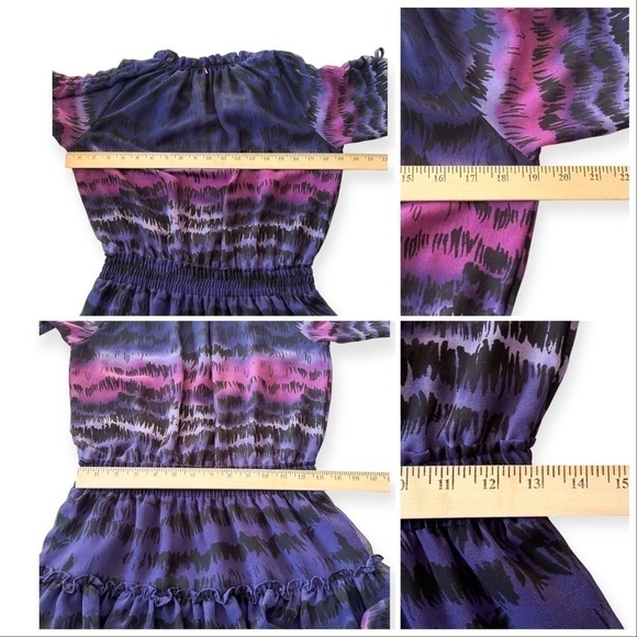 Misa Los Angeles Becca Dress Purple Tie Dye, Size Small‎ - Picture 15 of 16